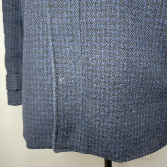 Calvin Klein Medium Double Lined Wool Blue Peacoat - Picture 3 of 15
